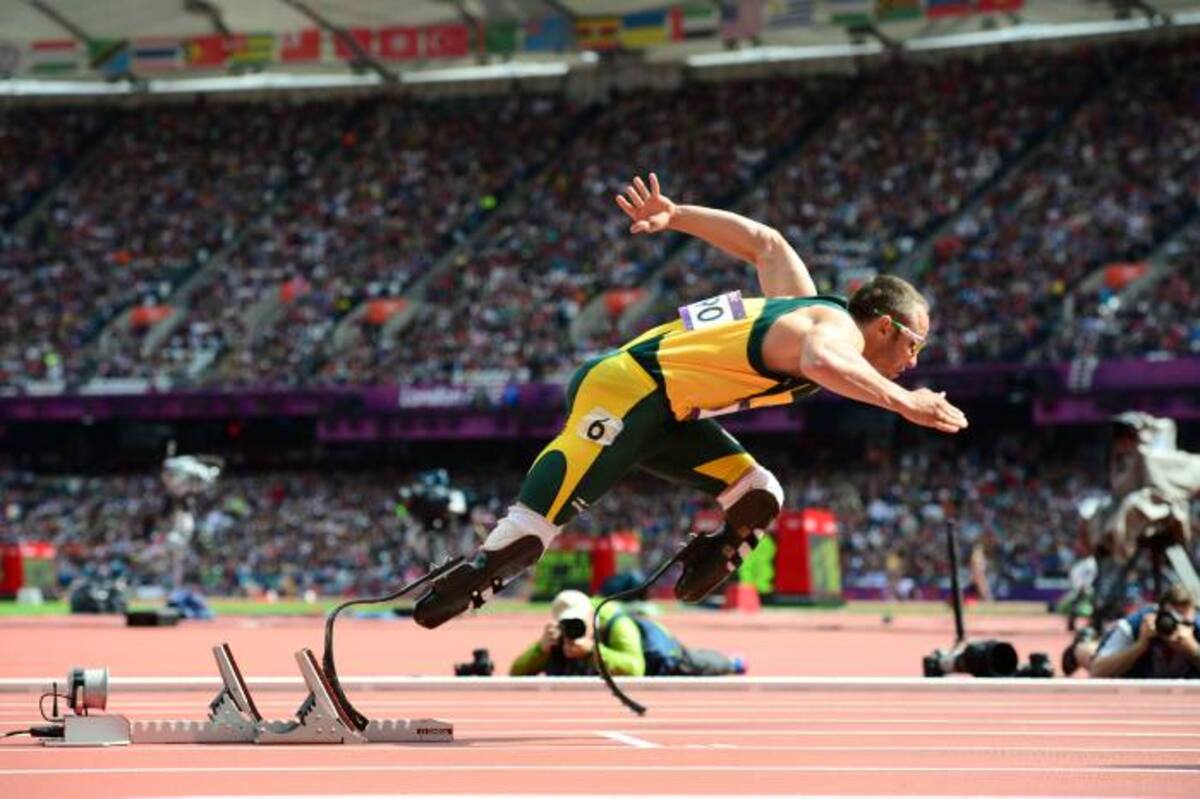 El atleta Oscar Pistorius. AFP OLIVIER MORIN