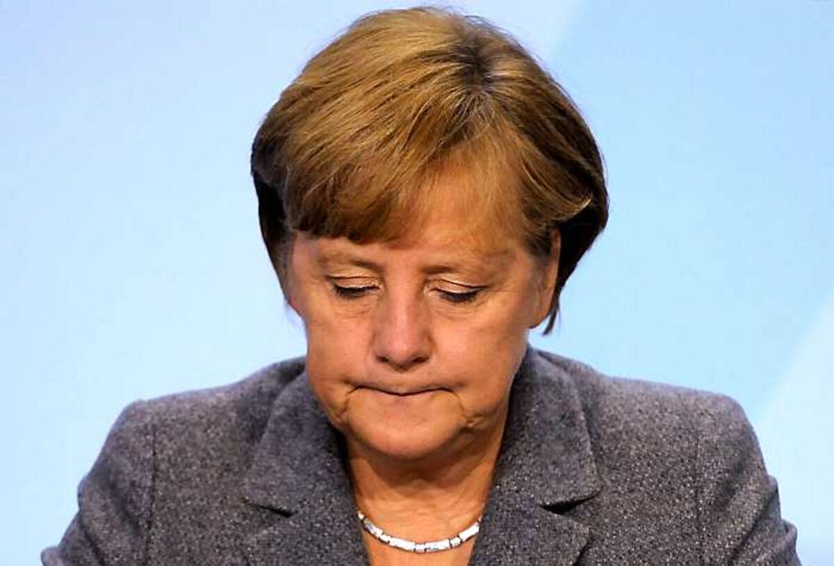 Angela Merkel, canciller de Alemania. AFP