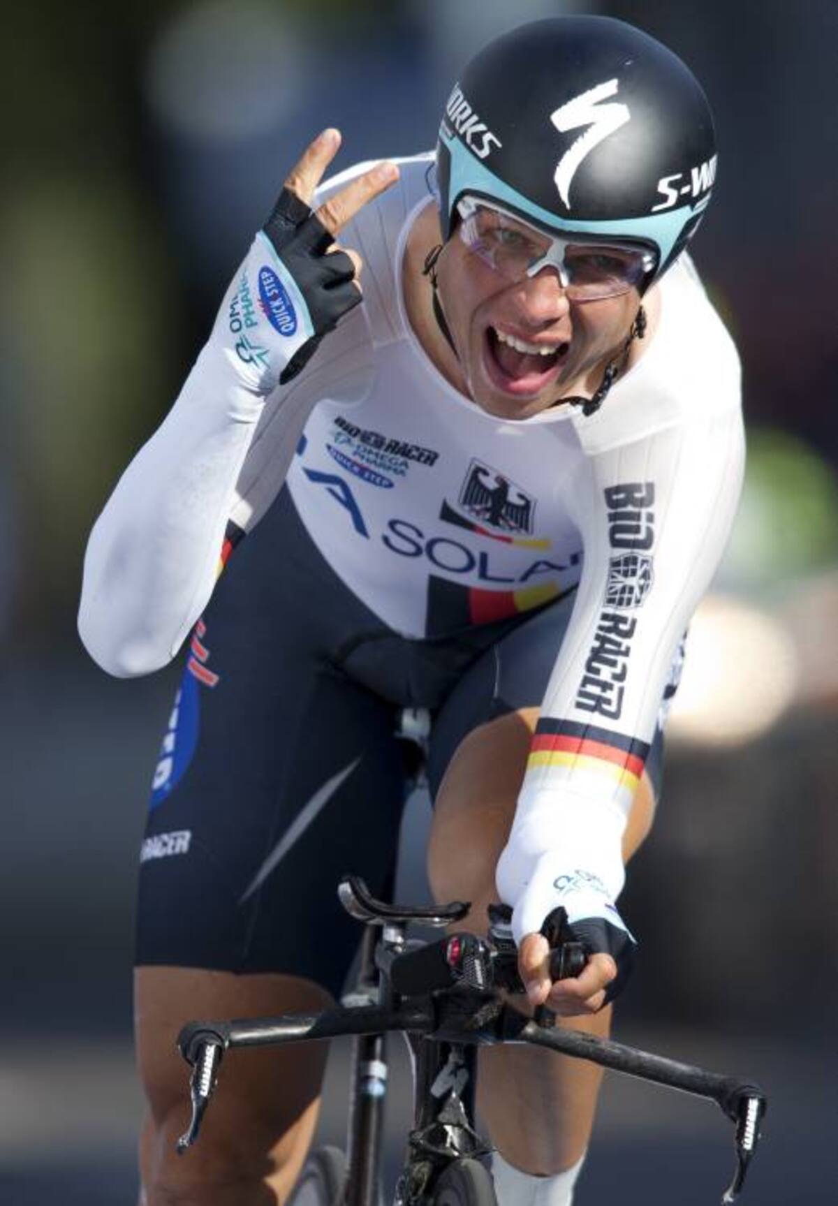 Tony Martin ganó la contrarreloj en el Mundial de Ciclism. AFP