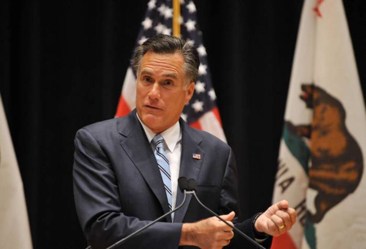 Mitt Romney, candidato presidencial republicano. AFP NICHOLAS KAMM