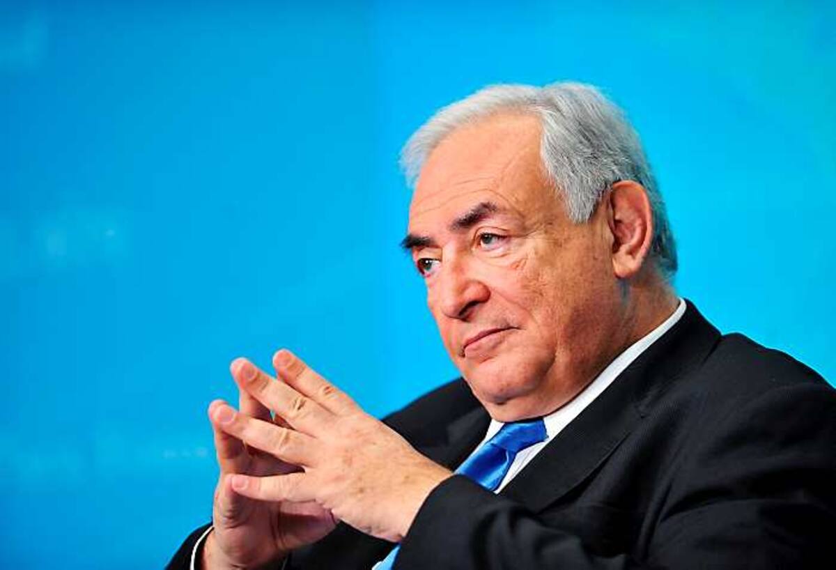 Dominique Strauss-Kahn, ex director del FMI. AFP