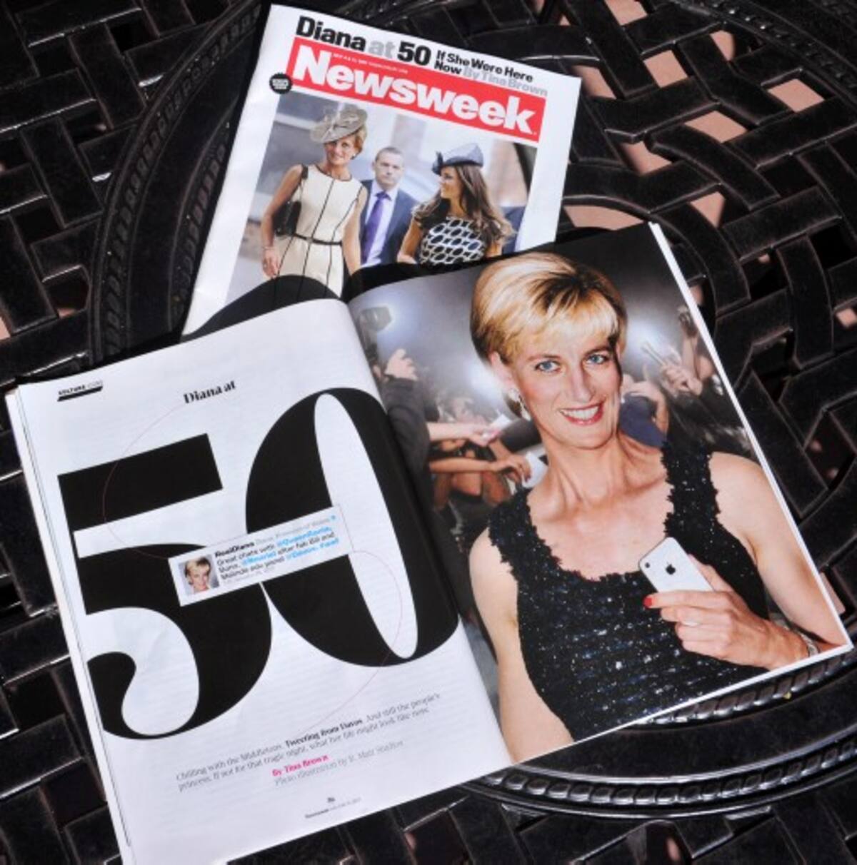 Así sería la princesa Diana a los 50 según Newsweek. AFP KAREN BLEIER