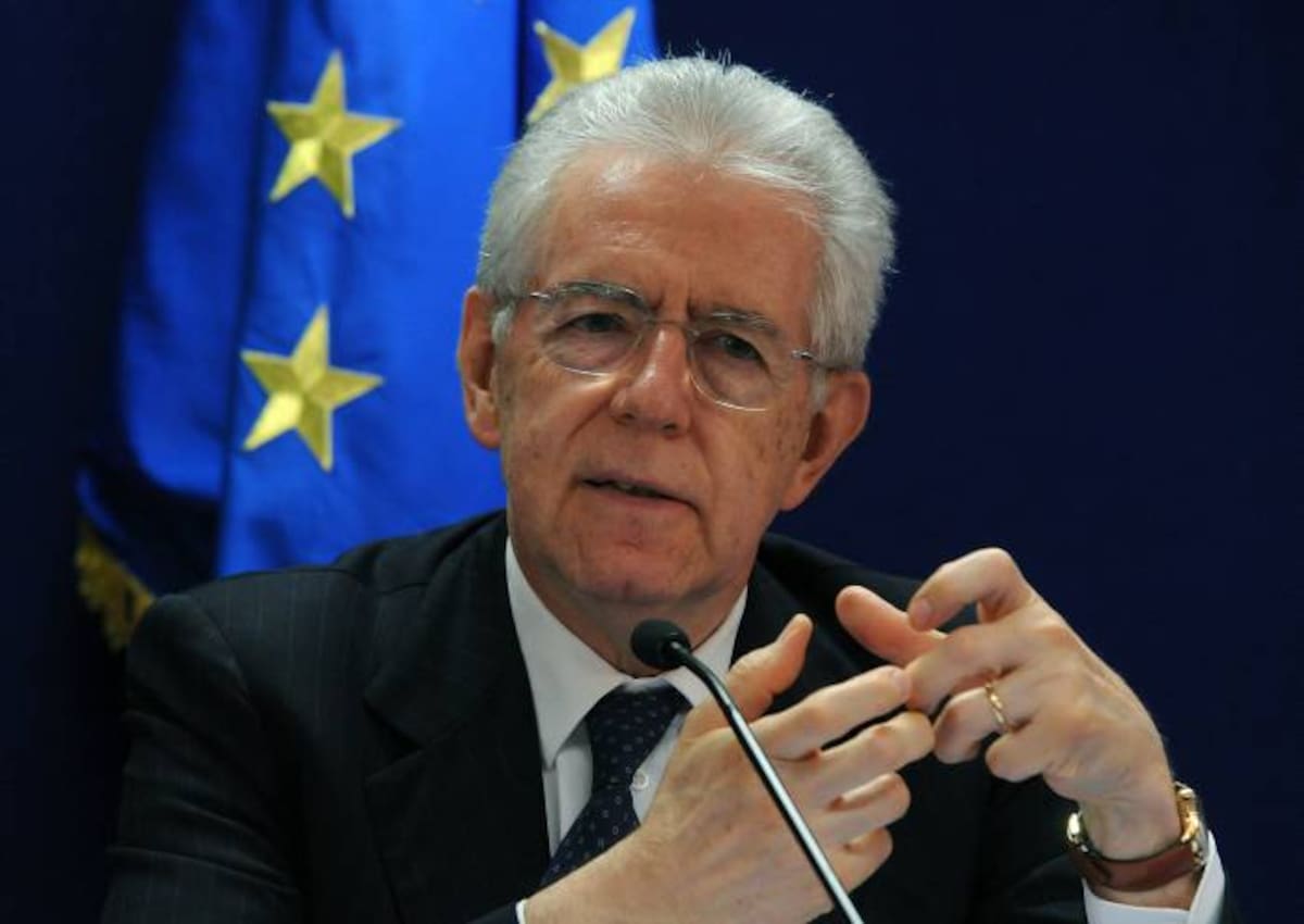Mario Monti, primer ministro de Italia. AFP THIERRY CHARLIER