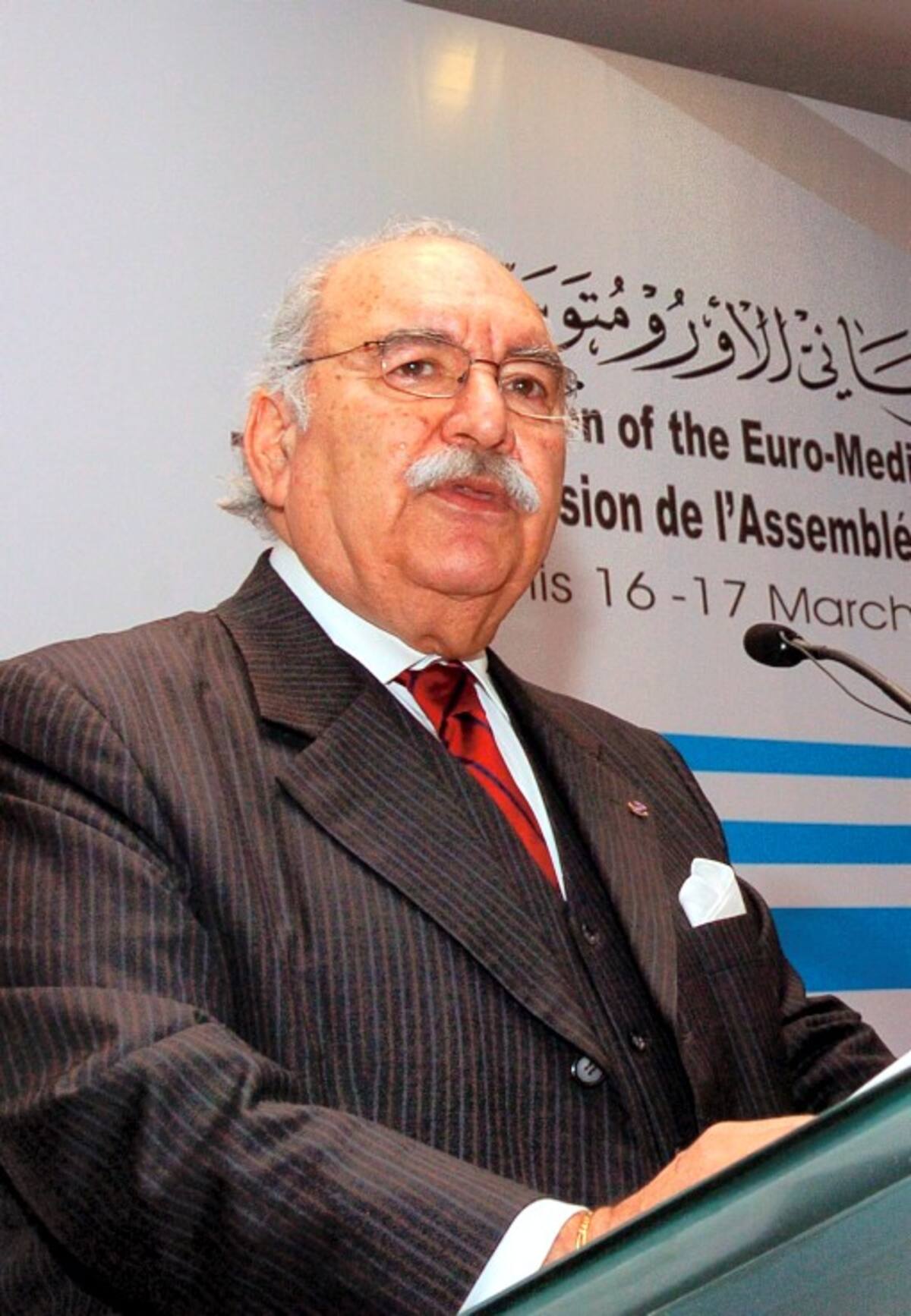 Fouad Mebazza, nuevo presidente interino de Túnez. AFP