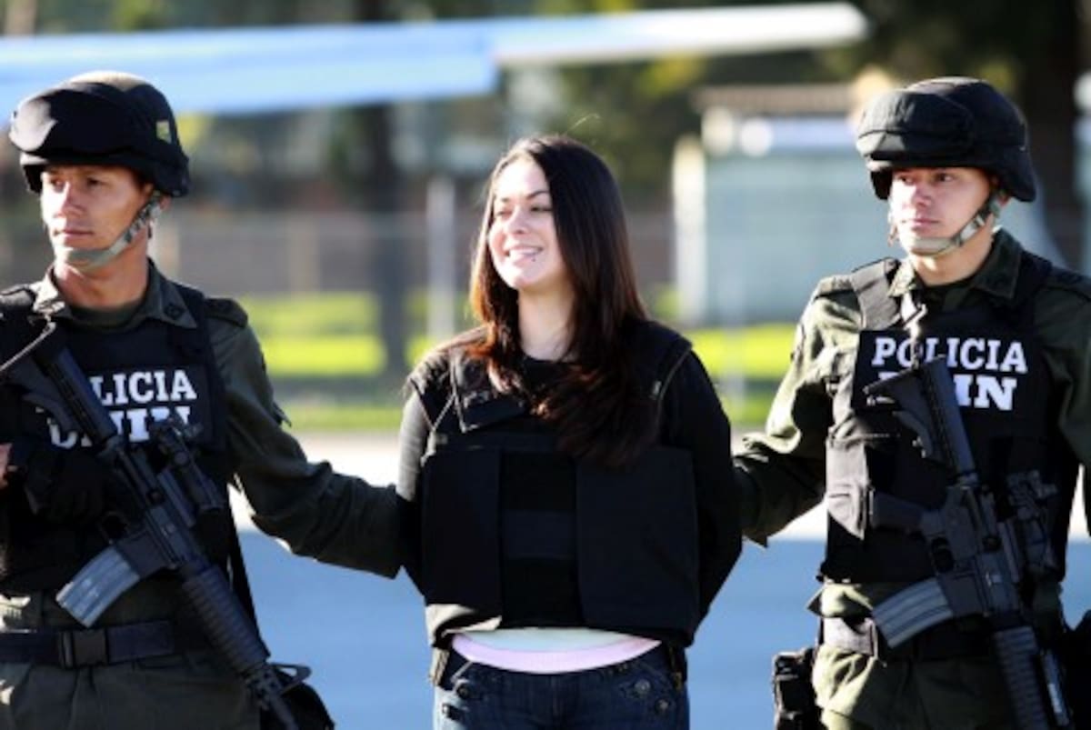 Margarita Pabón, en la base militar de Catam.