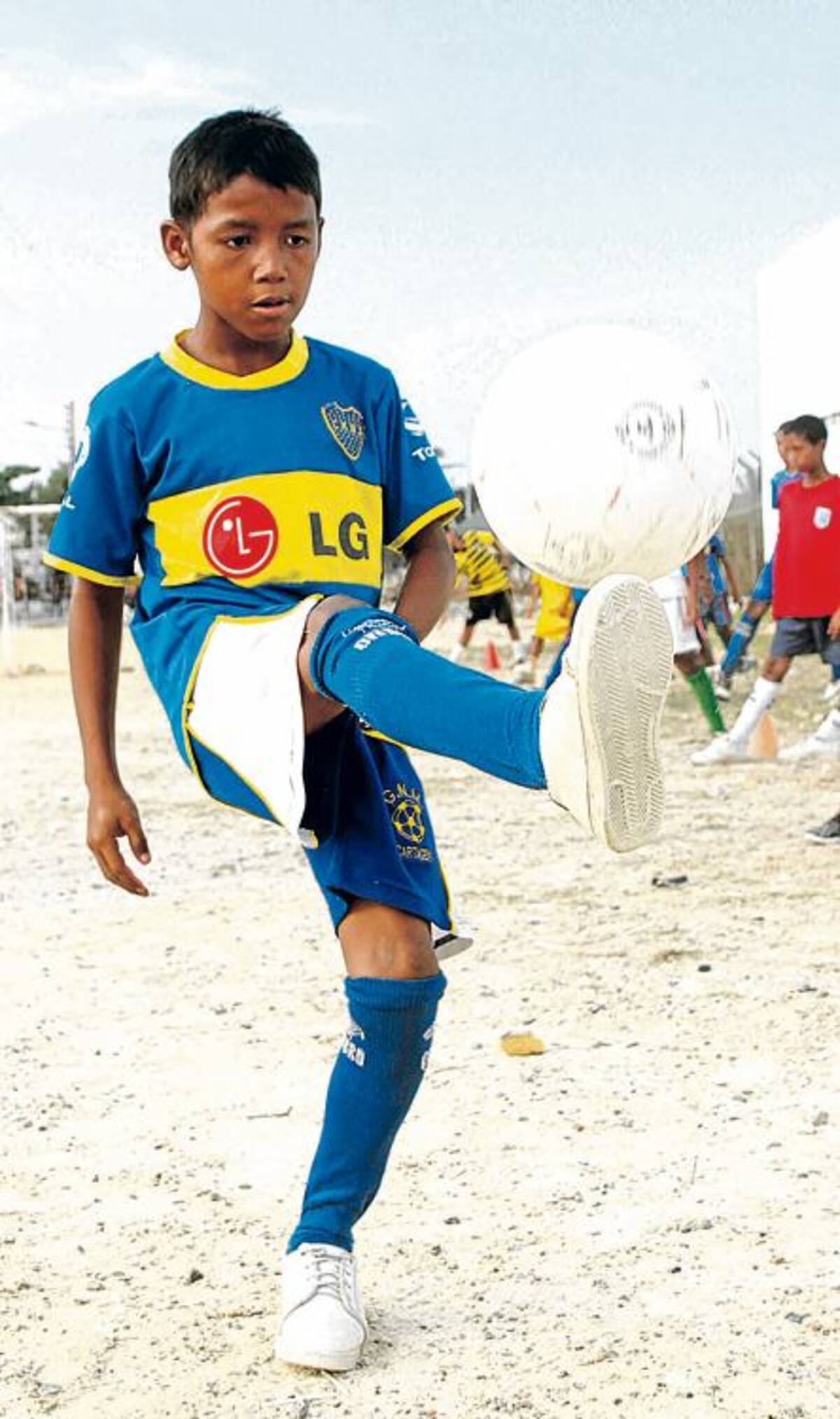 Luis Felipe Gómez, de 11 años.