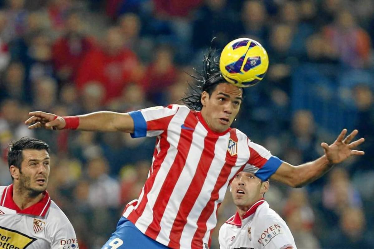 Radamel Falcao vivió sus años gloriosos con el Atlético de Madrid en España. //Foto, EFE: Juan Carlos Hidalgo