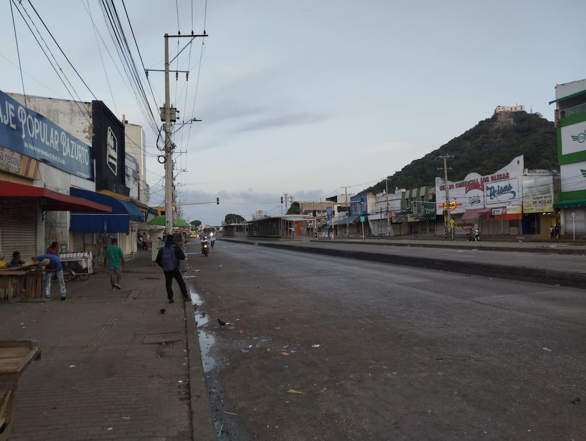 Calles de Cartagena el 1 de enero de 2025. // Foto: Óscar Díaz - El Universal