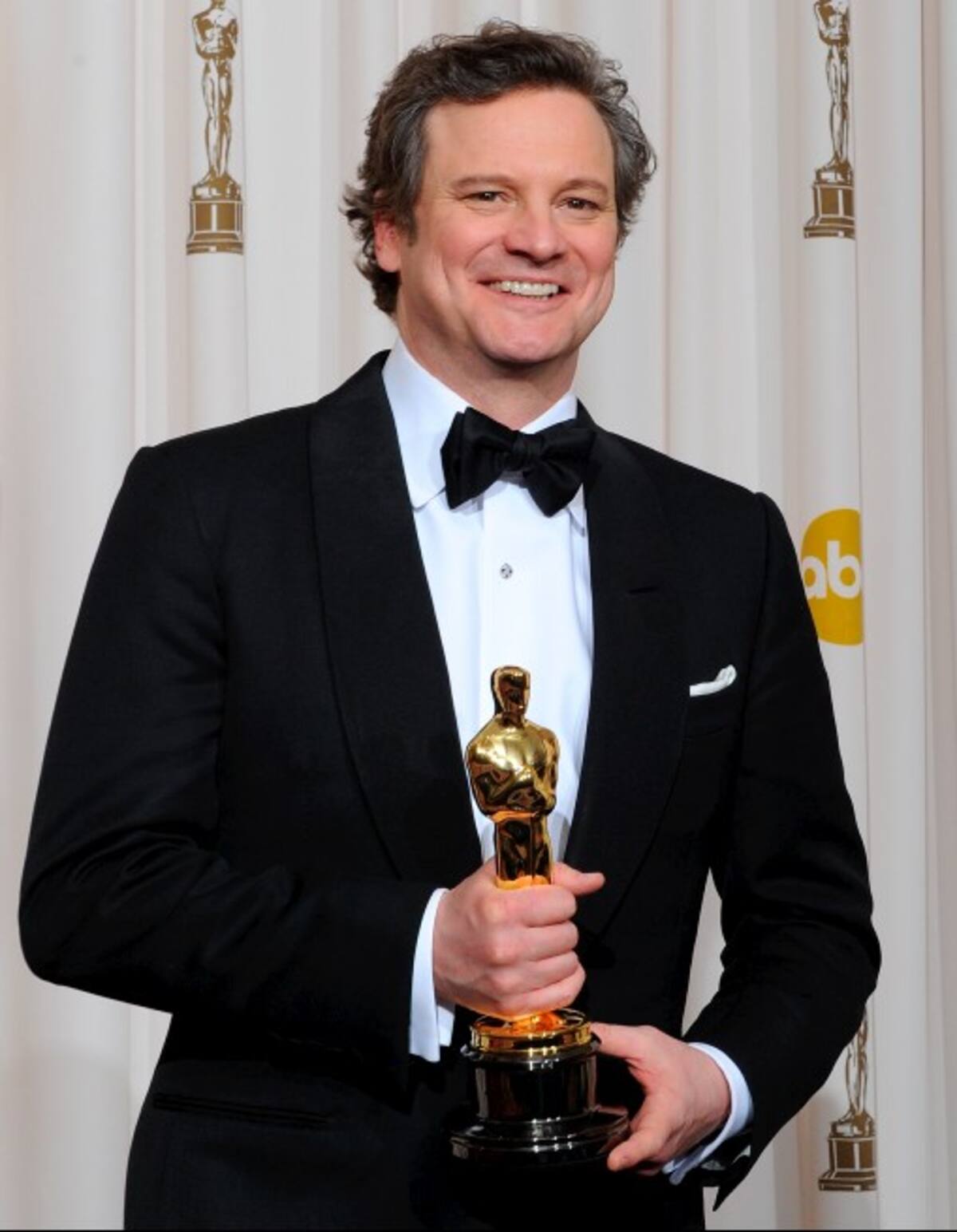 Colin Firth, Ganador del premio a mejor actor AFP MARK RALSTON