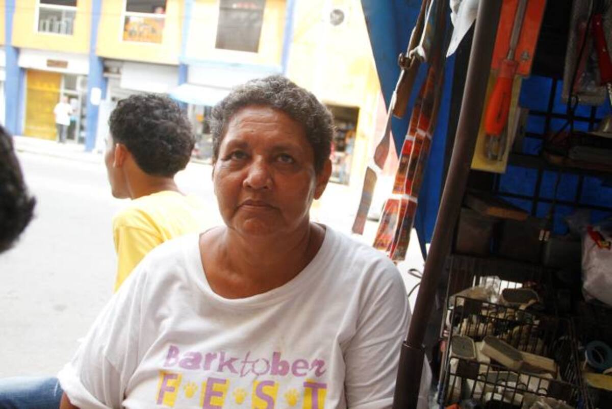 Gloria Estella Venegas Castillo, vendedora beneficiaria. ÓSCAR DÍAZ ACOSTA - EL UNIVERSAL
