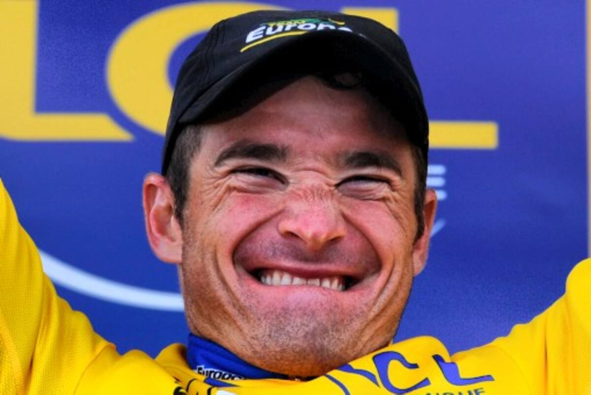 Thomas Voeckler mantuvo la camiseta de líder del Tour de Francia. AFP
