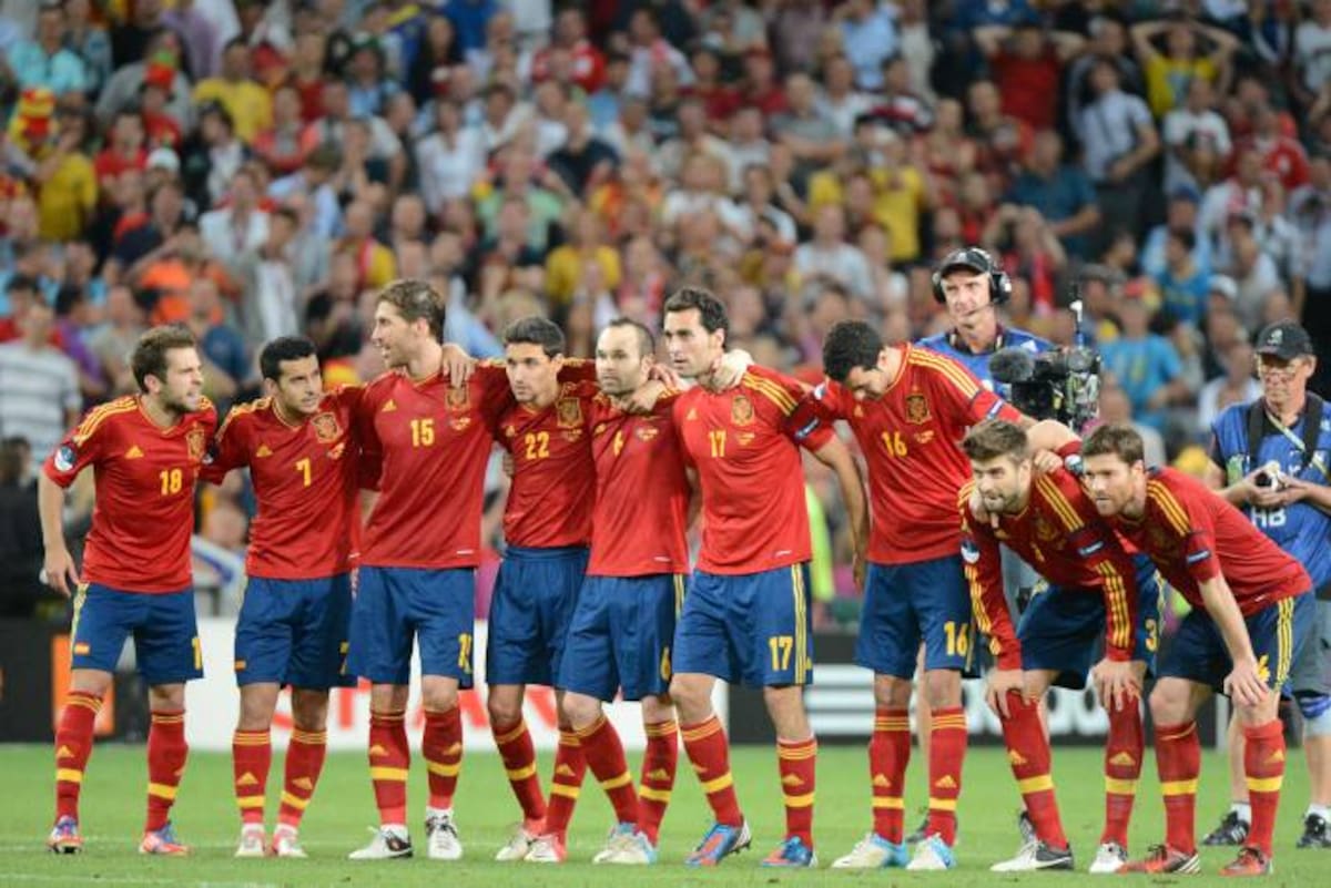 La selección España es favorita para ganar la Eurocopa. AFP