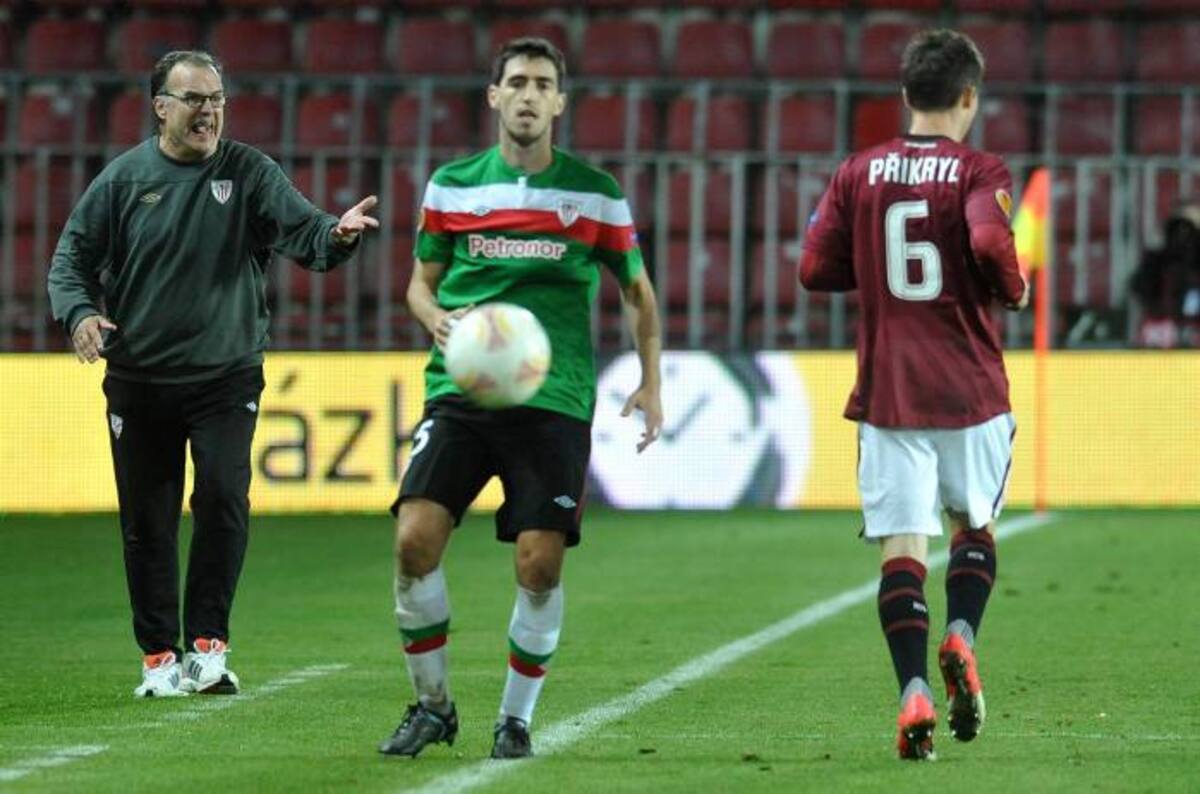 En la primera fecha, el Athletic empató en casa ante el Hapoel israelí y esta vez perdió en República Checa ante el Sparta de Praga. AFP