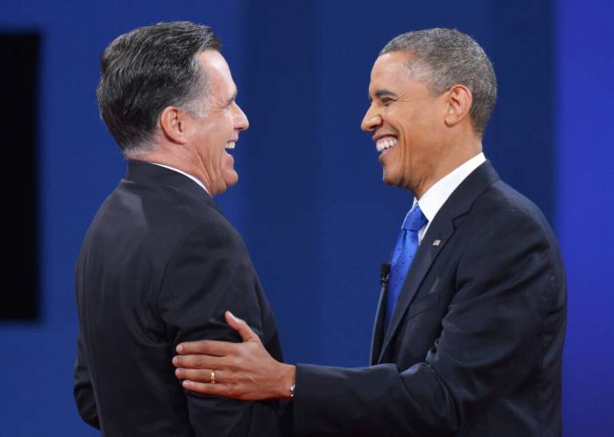 Obama y Romney se enfrentaron durante 90 minutos sobre temas como Irán, la amenaza de Al Qaida o la crisis en Siria AFP MANDEL NGAN