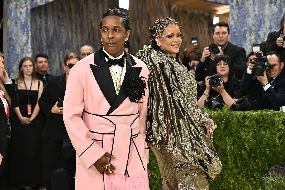A$A$AP Rocky y Rihanna en la Met Gala. //Foto: AP.