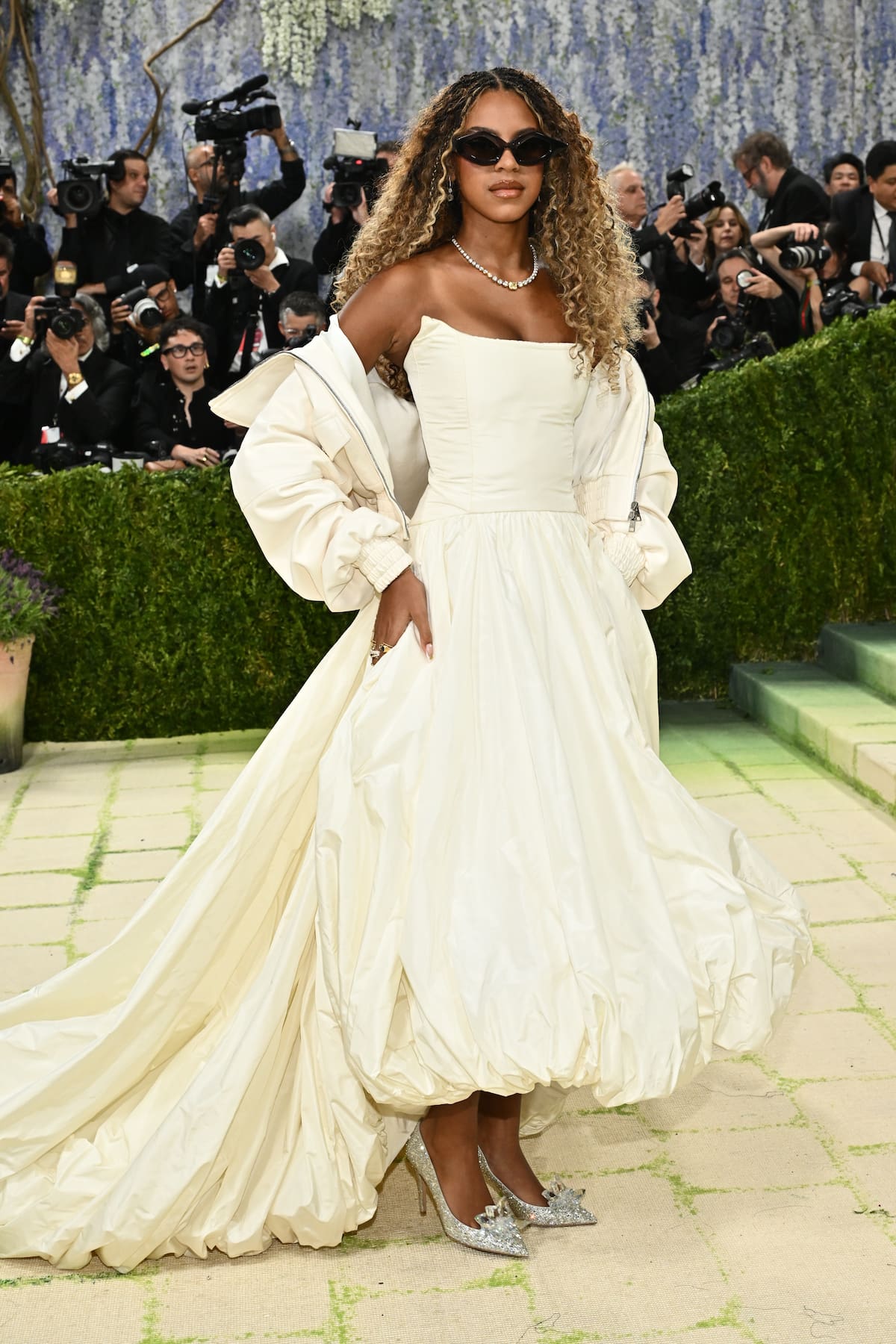 Blue Ivy en la Met Gala. //Foto: AP.