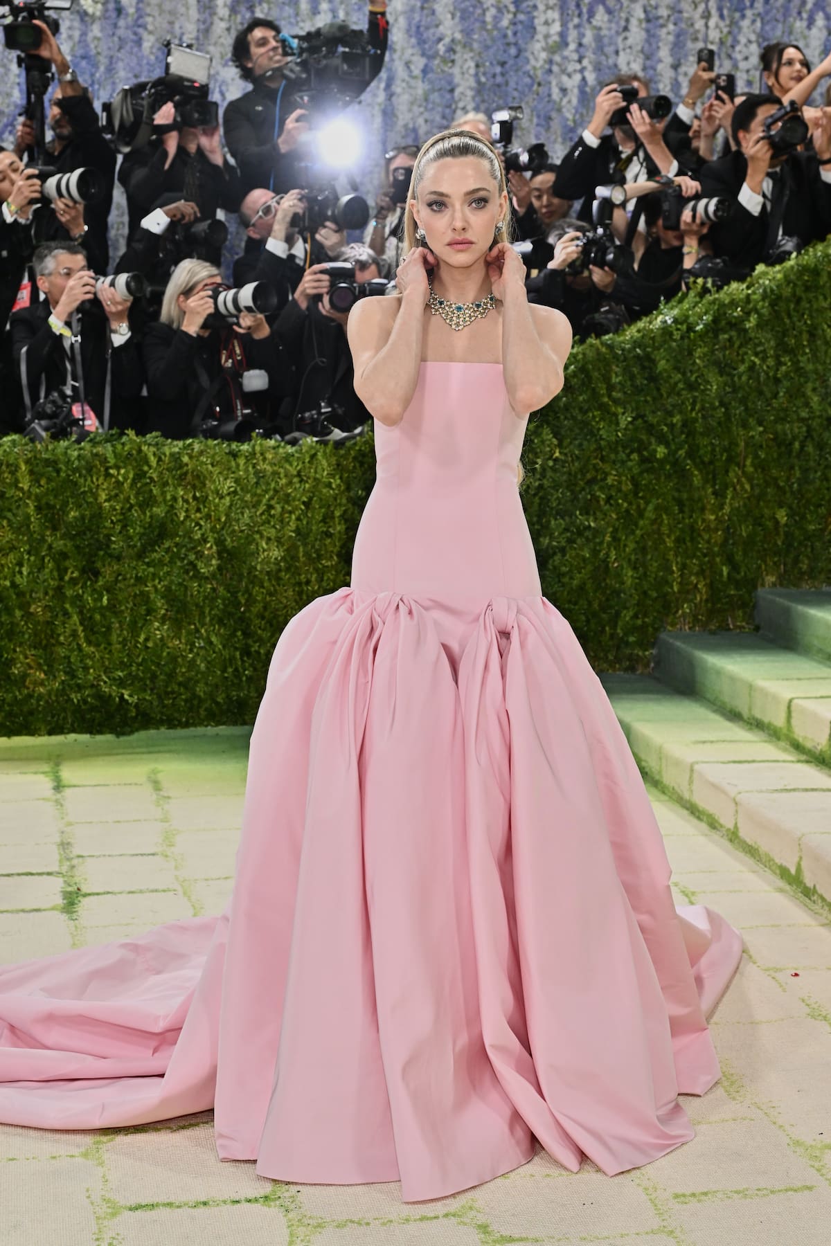 Amanda Seyfried en la MET Gala. //Foto: AP.