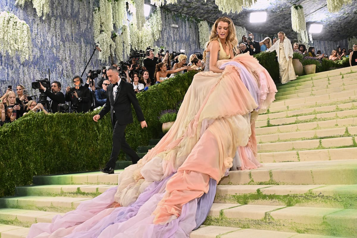 Blake Lively en la Met Gala. //Foto: AP.