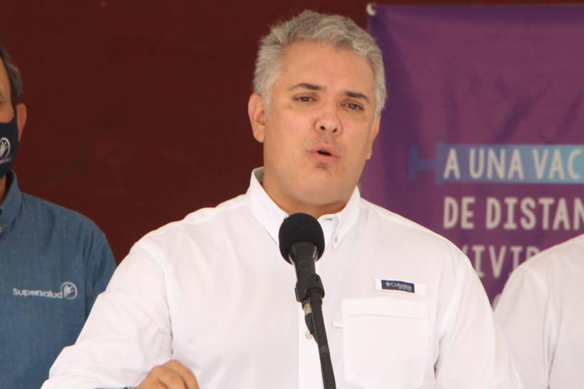 Presidente Iván Duque cumple agenda hoy en Sucre