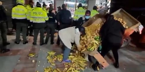 ¿Abuso de autoridad? Decomiso de una carreta de frutas terminó en polémica