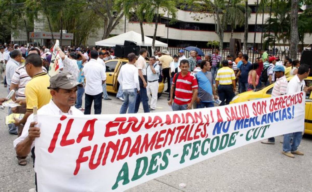 Los docentes sucreños estarán a partir de hoy en cese de actividades. MANUEL SANTIAGO PÉREZ/EL UNIVERSAL/