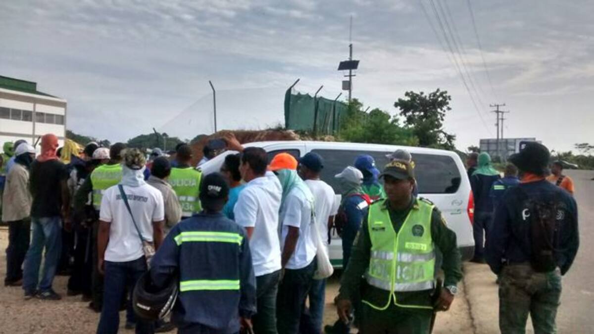 La situación de hoy en El Cayao.