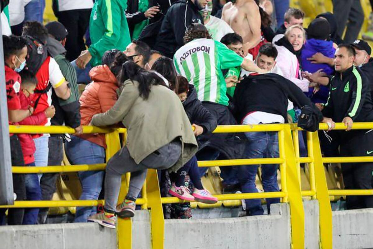 Hincha de Nacional que atacó a aficionado de Santa Fe sin orden de captura