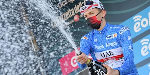 Tadej Pogacar conquista la edición 56 de la Tirreno Adriático