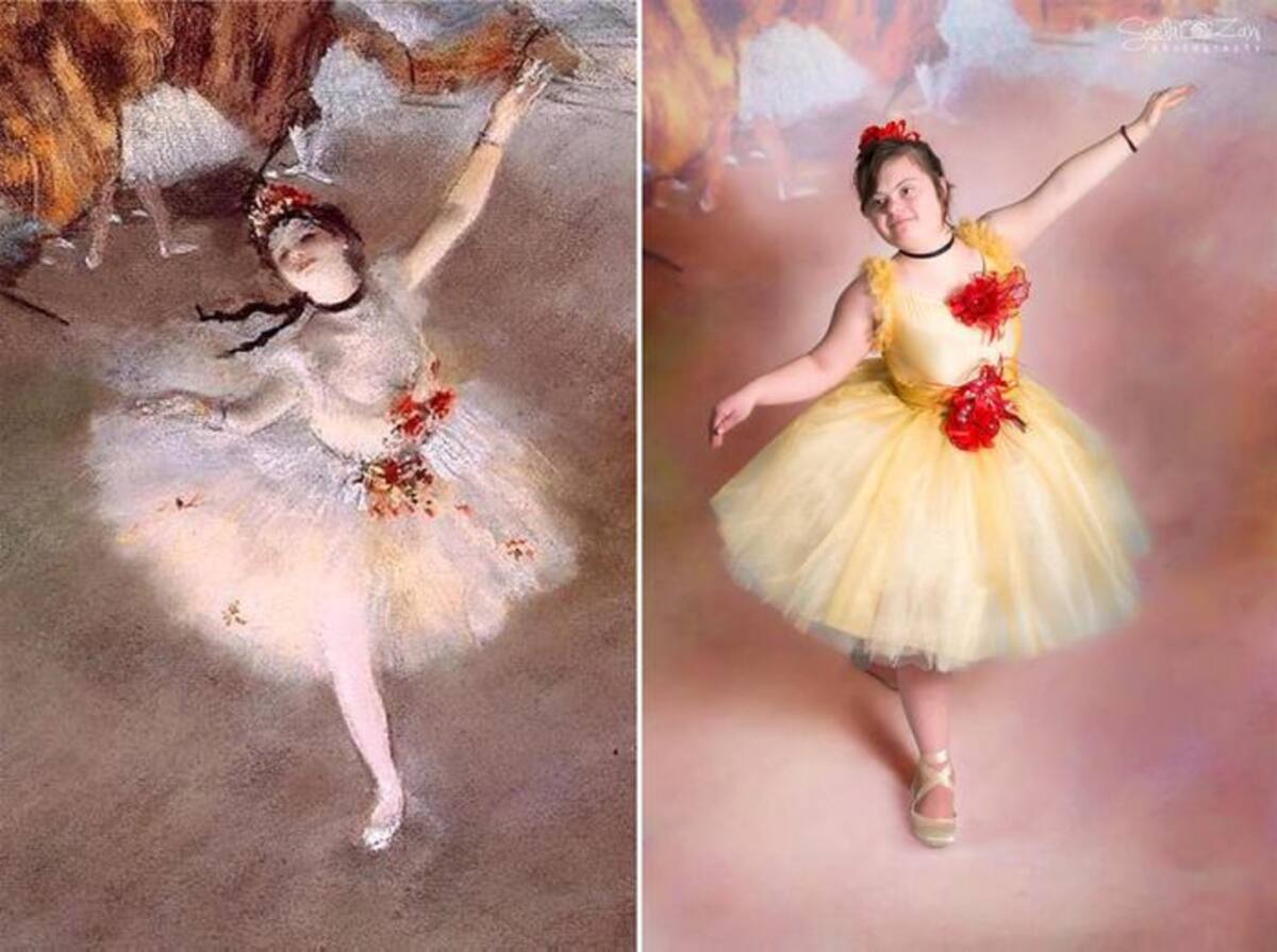 Obras de arte inspiradas en niños con síndrome de down Facebook Soela Zani
