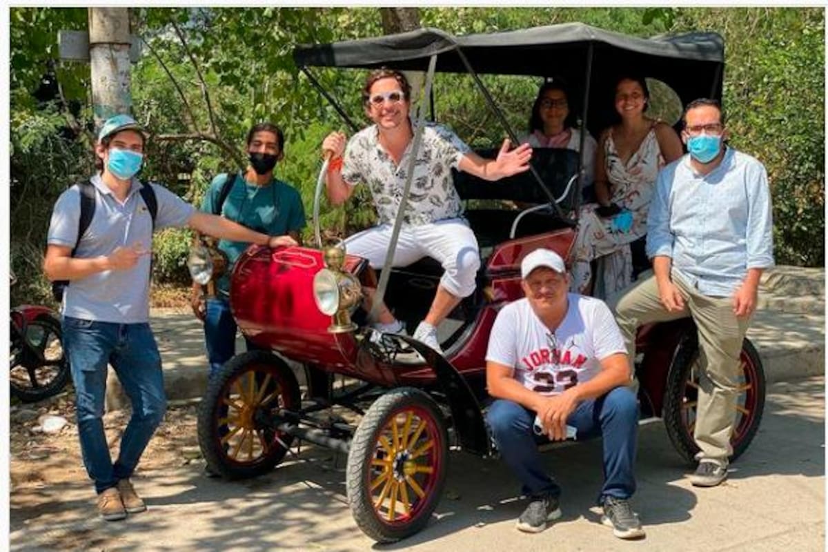 Alejandro Riaño socializó la propuesta de los coches eléctricos en Cartagena