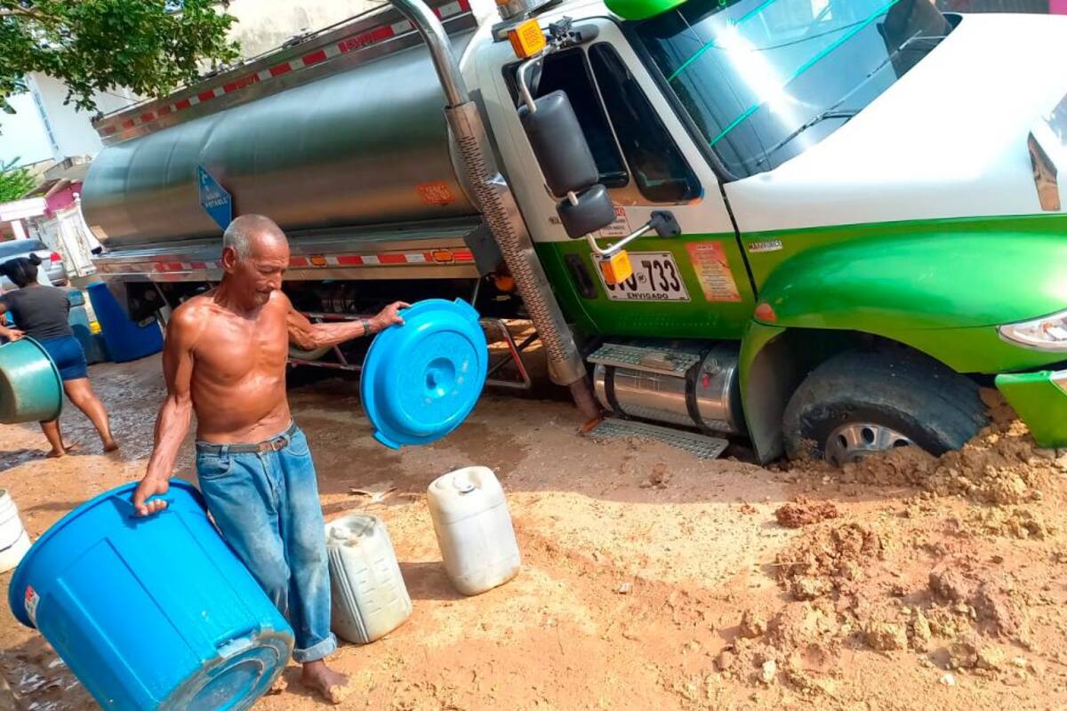 Caos en el barrio La Candelaria de Clemencia por trabajos de alcantarillado