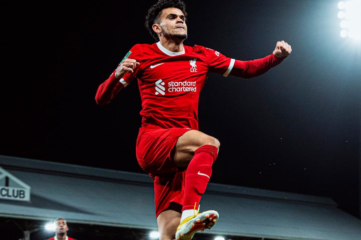 Luis Díaz le aseguró el pase a la final de la Carabao Cup al Liverpool