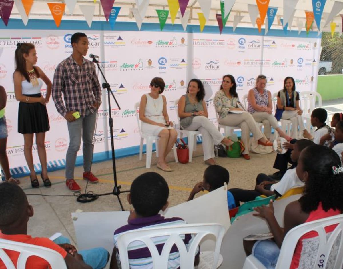 El lanzamiento de Hay Festivalito Comunitario 2015 se realizó en Puerto Rey, vereda del corregimiento de La Boquilla. Esta población es sede recurrente del evento. Cortesía.