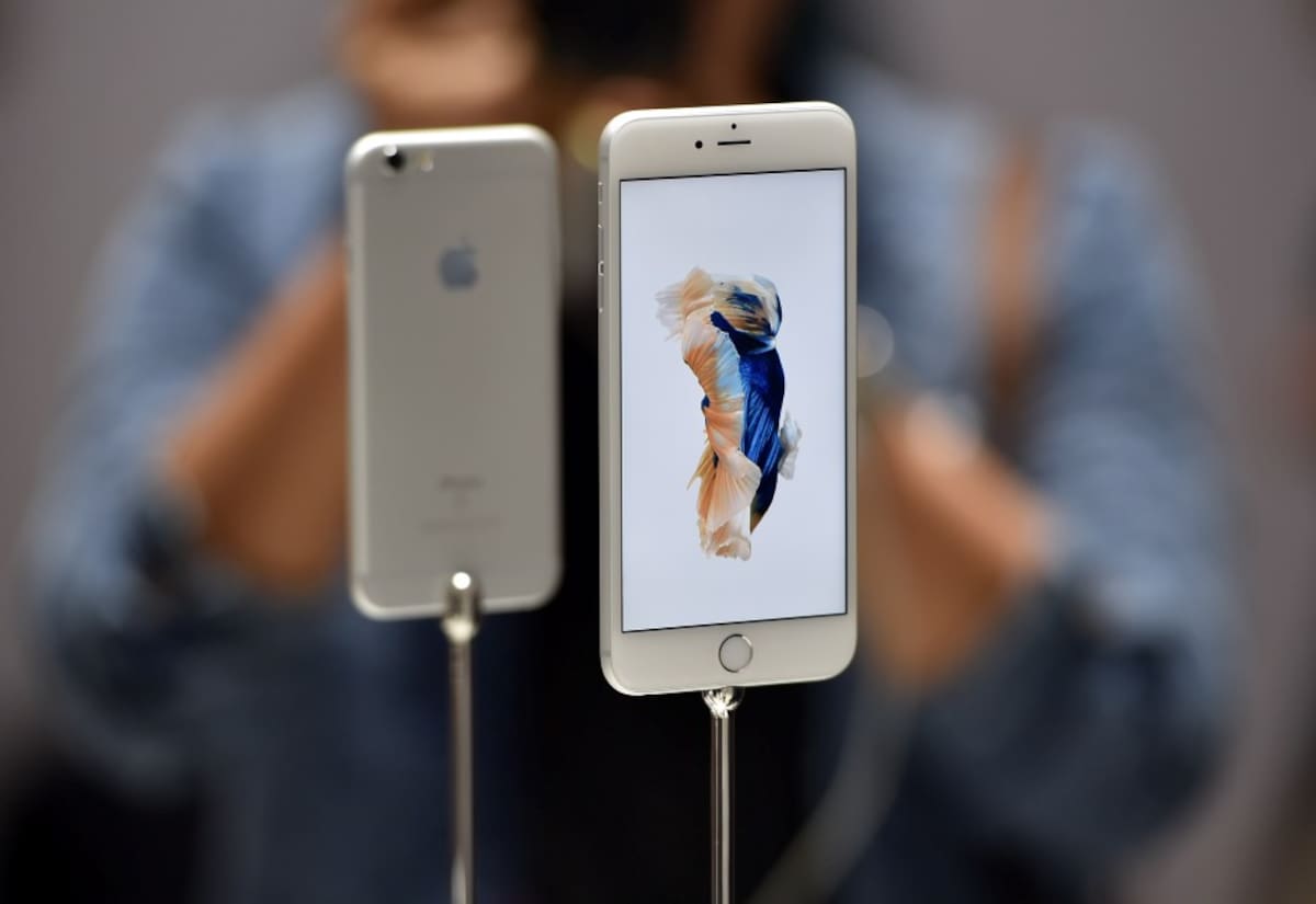 El nuevo iPhone 6S. AFP Josh Edelson