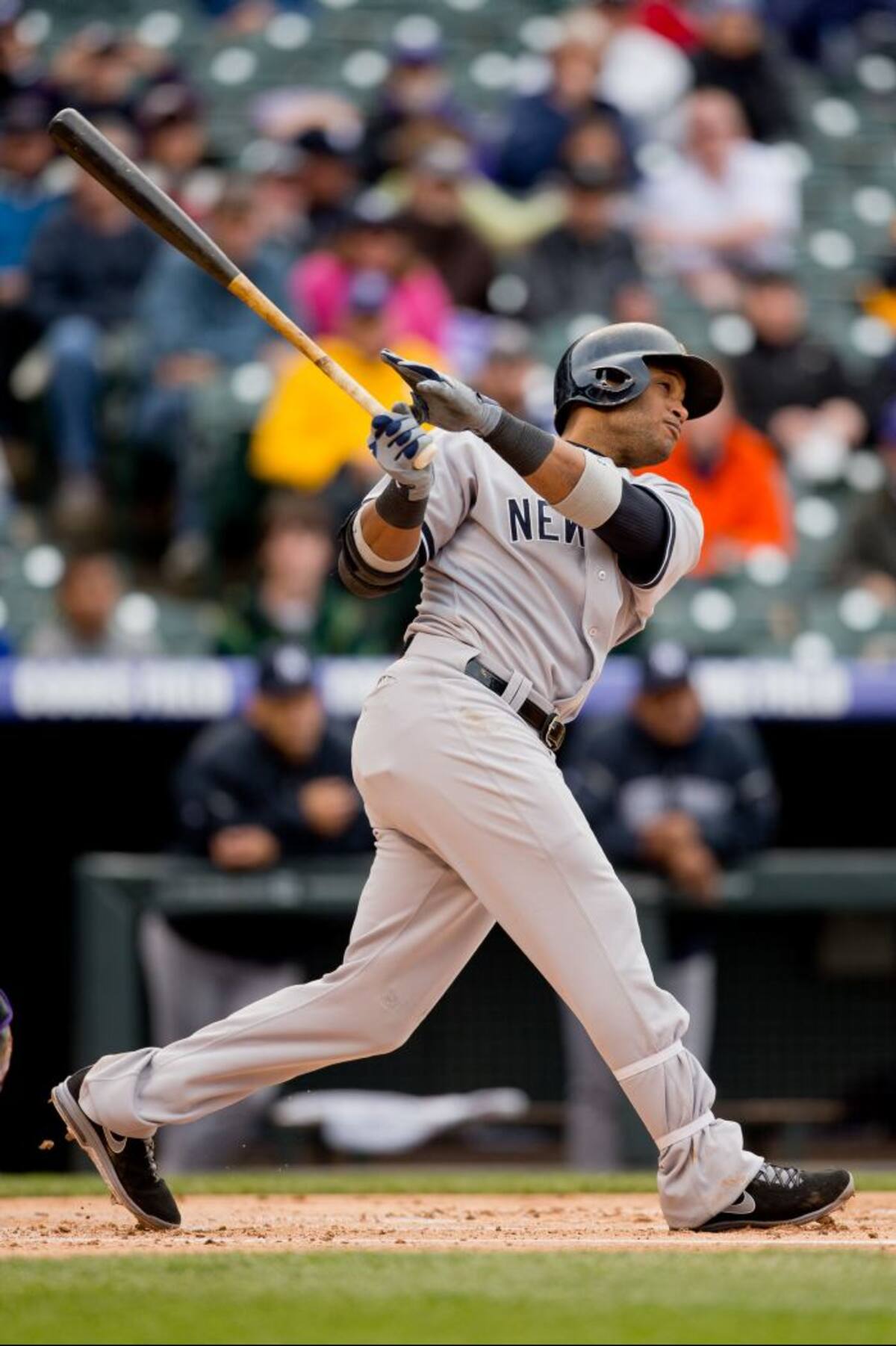 Canó, cuyo sencillo del récord fue un hit al cuadro en el tercer inning, conectó además jonrón en el quinto episodio ante el relevista Adam Ottavino. AFP Justin Edmonds