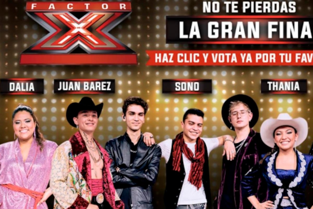 Así podrás votar y escoger al ganador de Factor X 2022