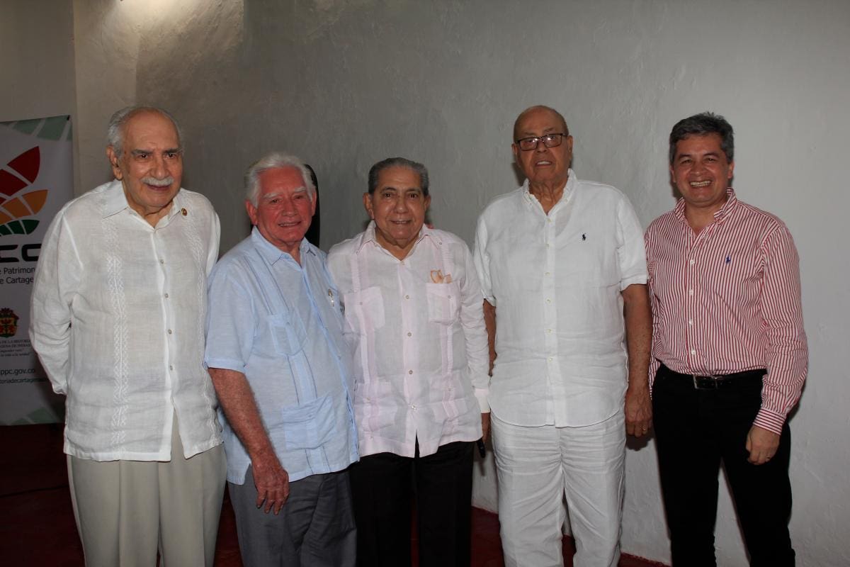 Jaime Barrios, Guillermo Guerrero Figueroa, Aníbal Pérez Chaín, Orlando Arévalo y César Toro.
