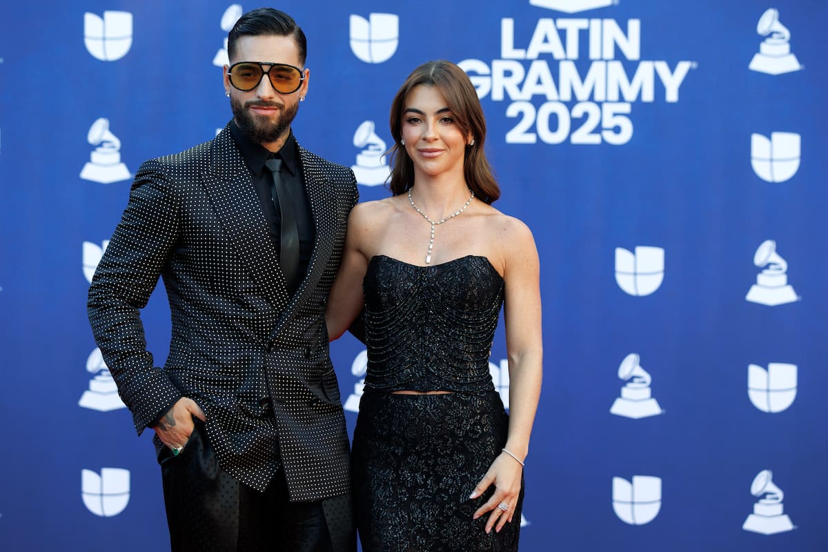 Maluma y Susana Gómez. //Foto: EFE.