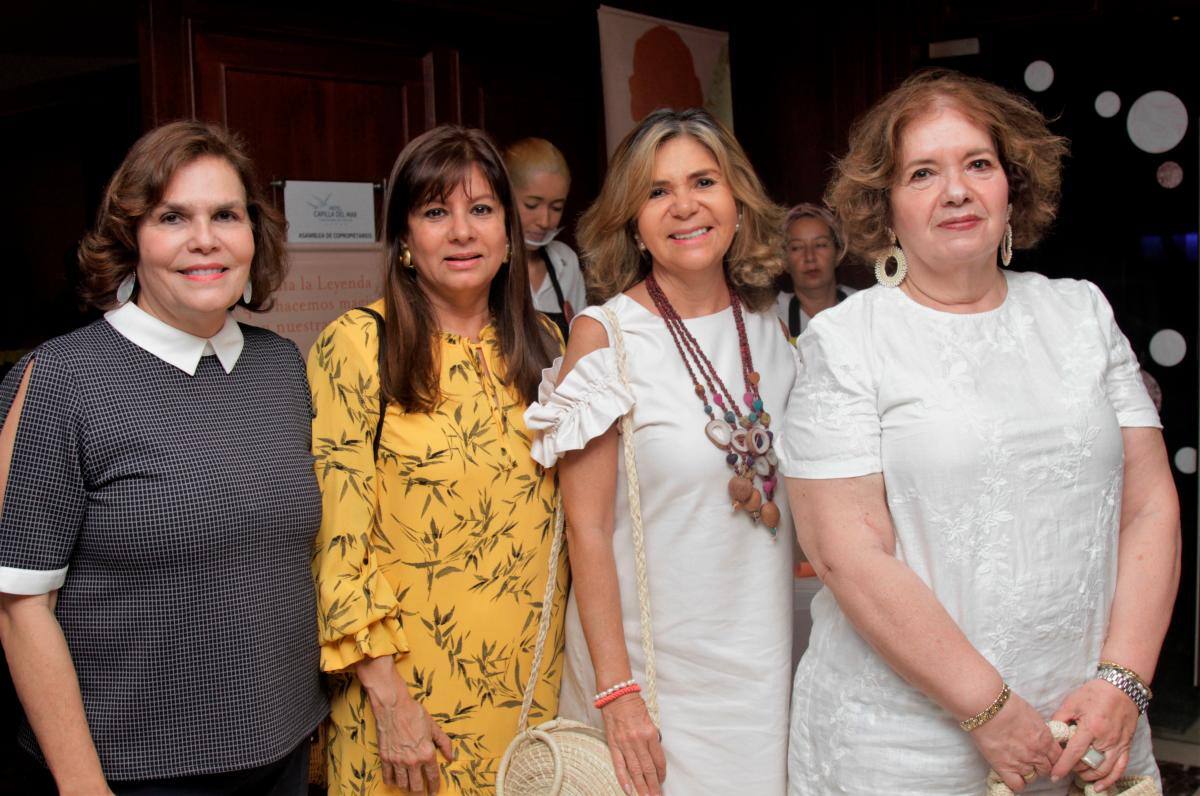 Martha Noguera, Martha Yépes, Liliana Grillo y Fátima Navarro.