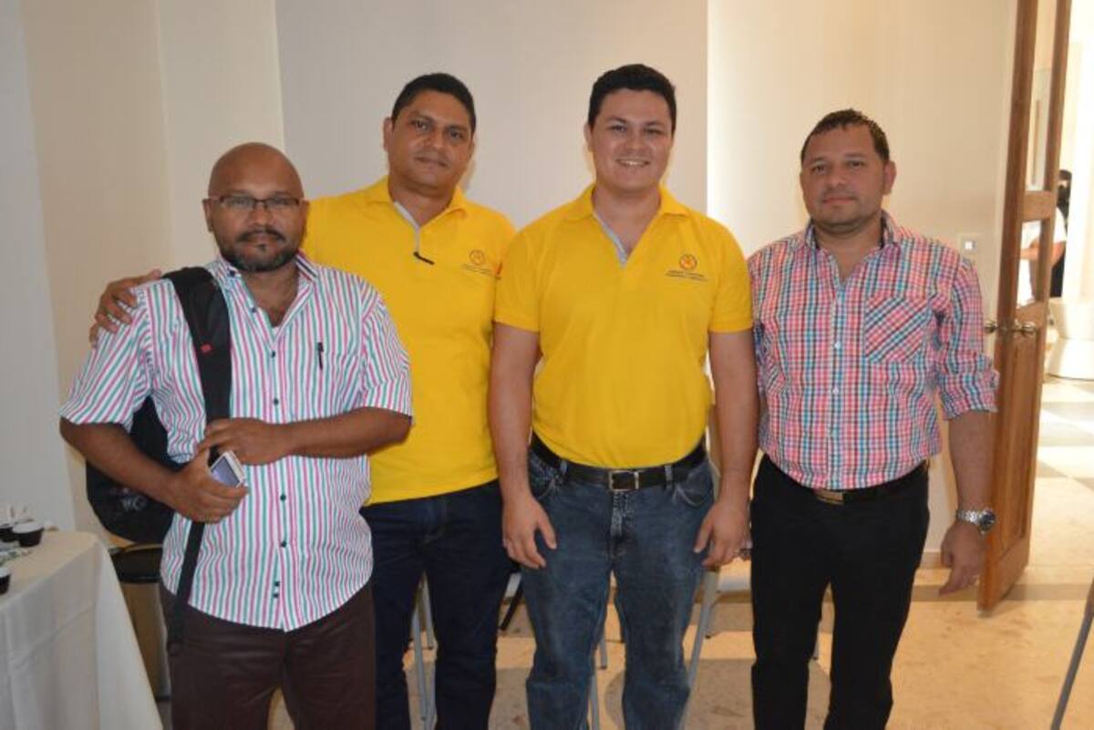 Julio Amézquita, Mike Periñán, David Muñoz y José David Quintero. CORTESÍA