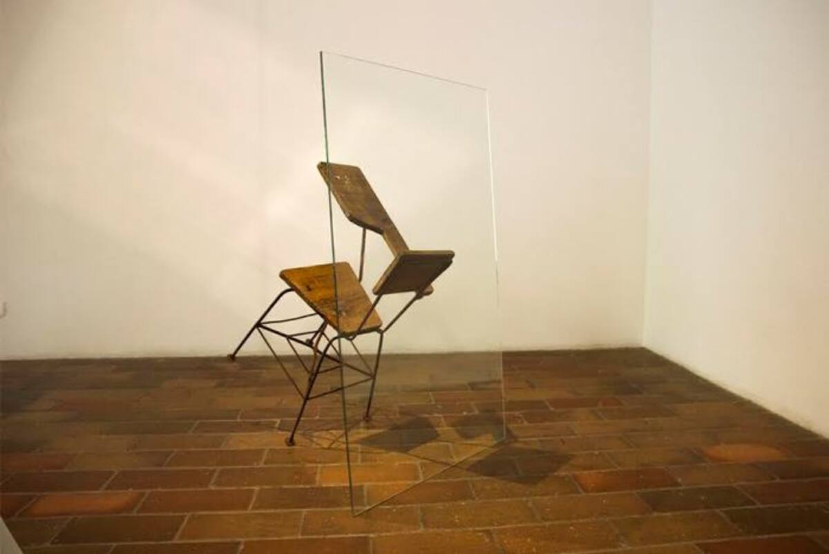 José Olano, una de sus instalaciones artísticas. cortesía