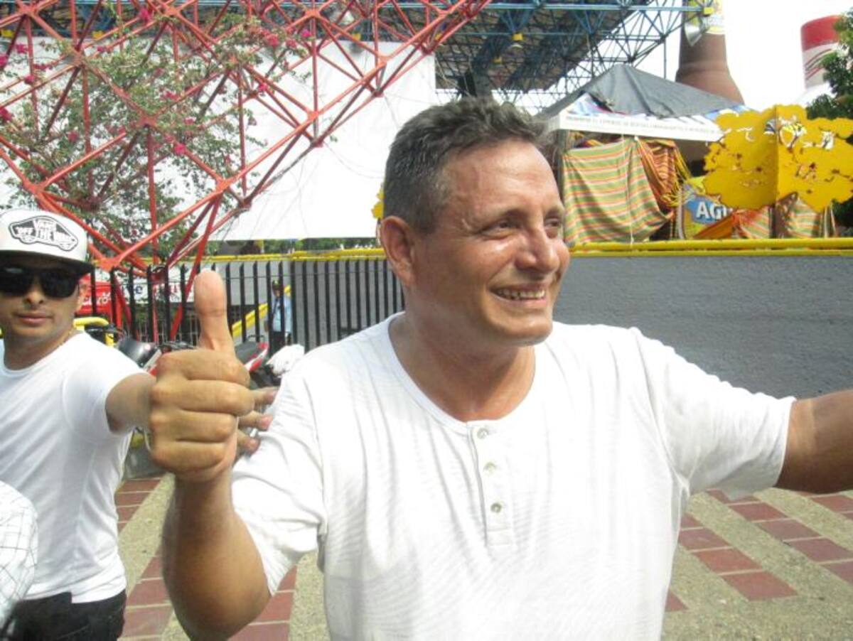 Julián Rojas Teherán, va pos su segundo título como rey vallenato. Rubén Darío Álvarez - El Universal
