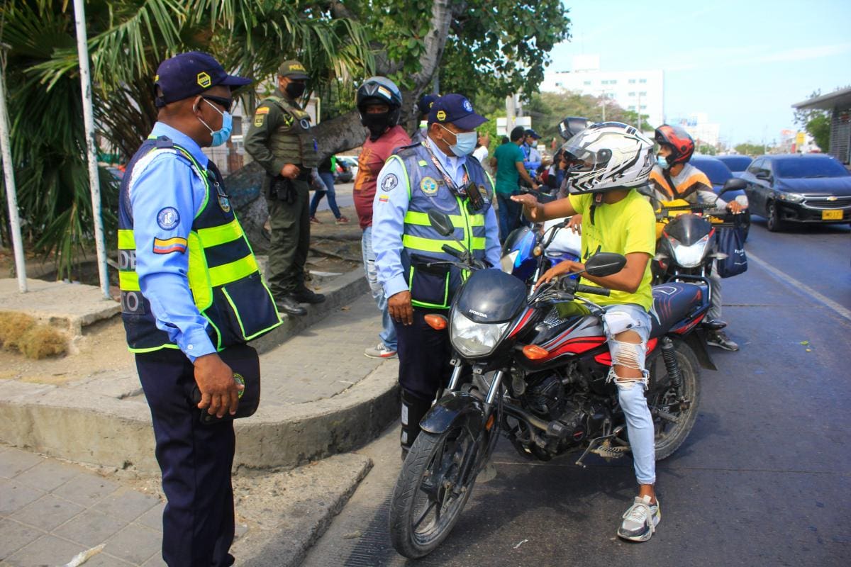 Decreto para motos en Cartagena será pedagógico hasta el 6 de marzo