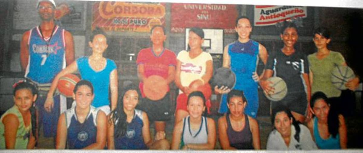 Córdoba arrancó su proceso en baloncesto femenino con miras a las eliminatorias de los Juegos Atléticos Nacionales. REDACCIÓN DIARIO/EL UNIVERSAL