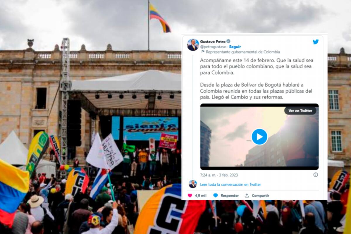 Petro lanza video para promover marcha por la reforma: será este 14 de febrero