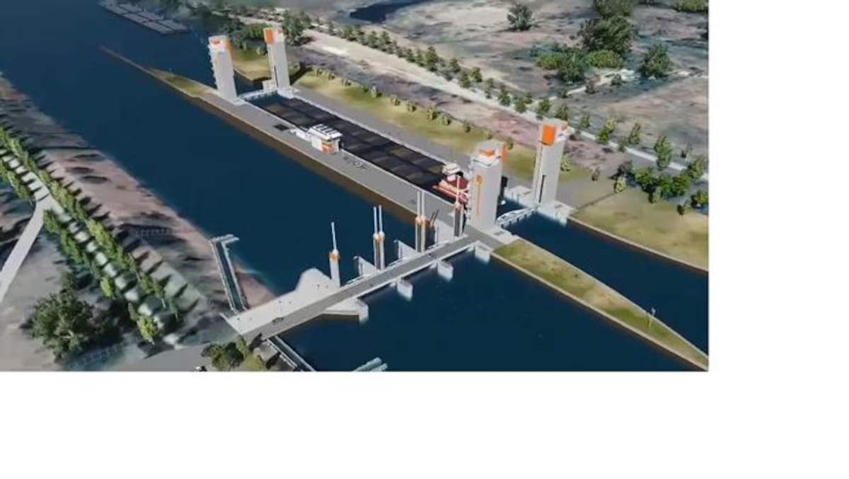 Las obras de esclusas y compuertas, de a cuerdo a las proyecciones del Fondo Adaptación, deberán estar listas en cuatro años. Cortesía
