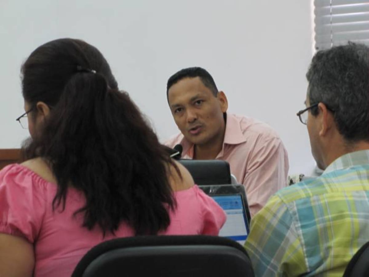 Alias "Juancho Dique" durante la audiencia de legalización de cargos realizada en el Tribunal Superior de Barranquilla. ALEXANDRA MARÍA CLAVIJO GUERRA - ELUNIVERSAL.COM.CO