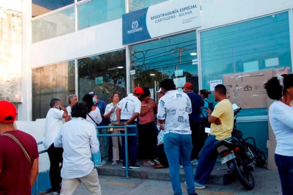 Oficinas de la Registraduría en Cartagena extienden su horario de atención