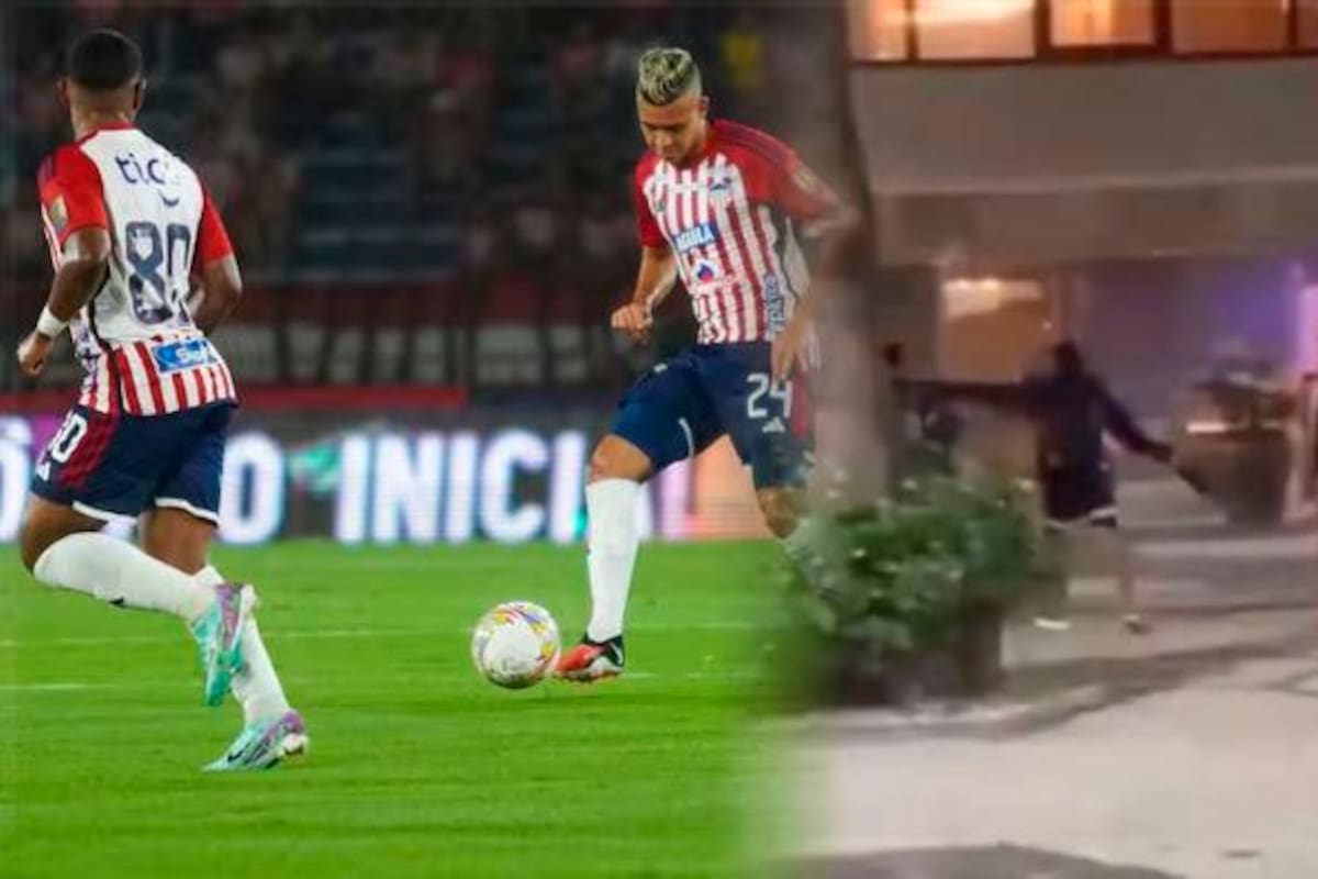 Video: hinchas de Junior protagonizan desórdenes en Brasil