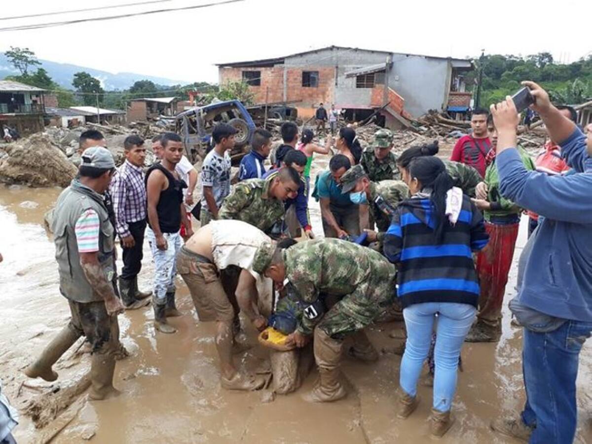Hay un número indeterminado de desaparecidos y 17 barrios afectados. Colprensa